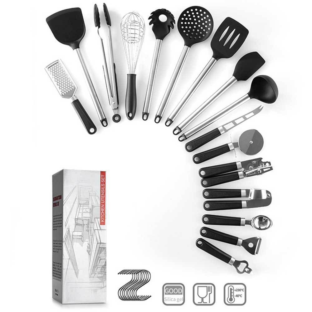 Kitchen Gadgets Cooking Silicone Spatula Spoon Set - Michelasone